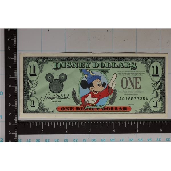 1997 CRISP ONE DISNEY DOLLAR "MICKEY"