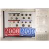 Image 1 : 2000 US MINT SET (UNC) P/D (WITH ENVELOPES) AND