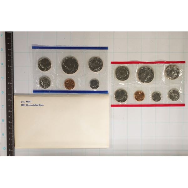 1981 US MINT SET (UNC) P/D/S (WITH ENVELOPE)