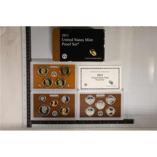 2011 US PROOF SET (WITH BOX) & WITH CERTIFICATE
