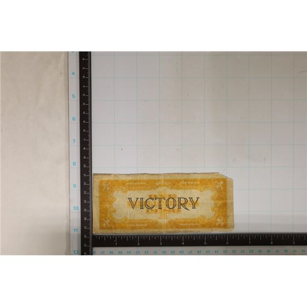 SERIES 66 PHILIPPINES 1 PESO VICTORY BILL, ORANGE