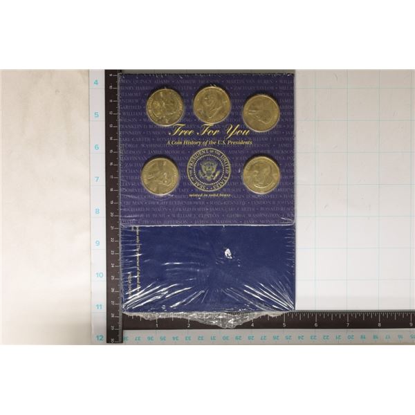 A COIN HISTORY OF THE US PRESIDENTS, BRAND NEW