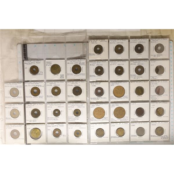 35-METAL GOOD FOR TOKENS IN PLASTIC SLEEVES