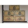 Image 1 : 5-CHILE BANKNOTES: 3-1/2 ESCUDOS & 2-1 ESCUDOS