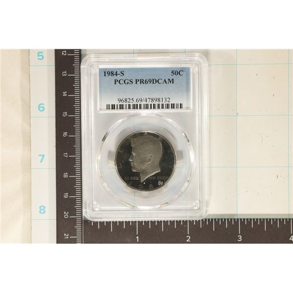 1984-S KENNEDY HALF DOLLAR PCGS PR69 DCAM
