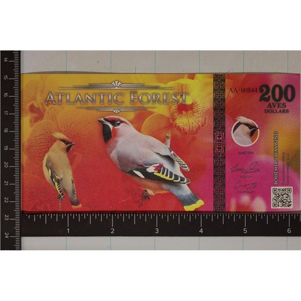 2024 ATLANTIC FOREST 200 AVES DOLLARS CU