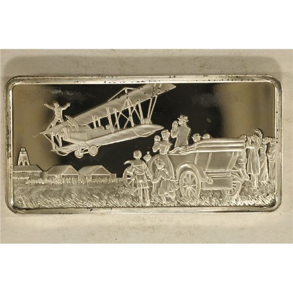 1.02 OZ. STERLING SILVER INGOT, BARNSTORMERS