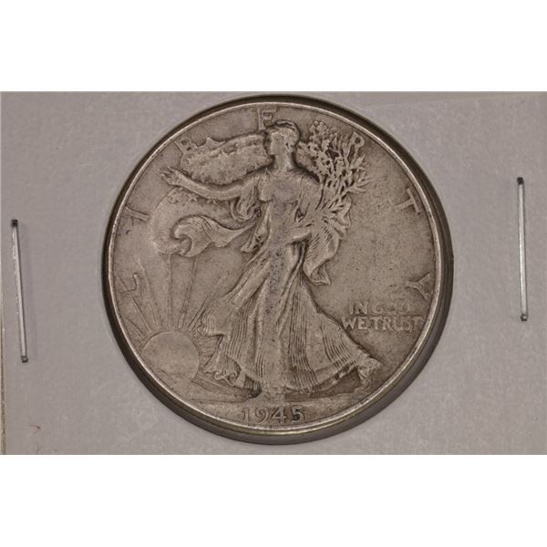 1945 SILVER WALKING LIBERTY HALF DOLLAR