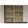 Image 1 : 6-1917 GERMAN 5 MARK BILLS: 1 XF+ & 5 CIRCULATED