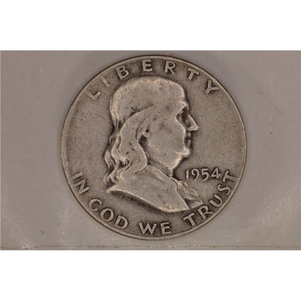 1954-D SILVER FRANKLIN HALF DOLLAR