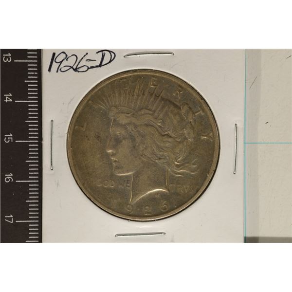 1926-D PEACE SILVER DOLLAR