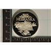 Image 2 : 1.15 OZ. PF STERLING SILVER NEBRASKA STATE ROUND