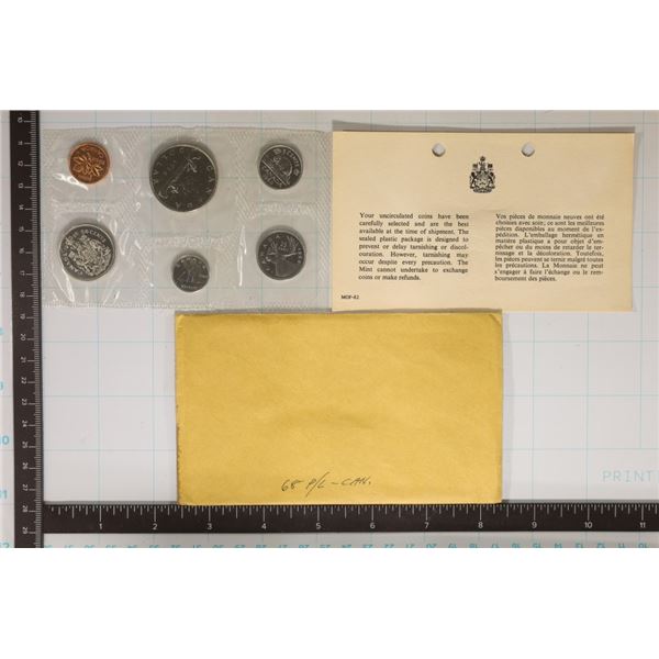 1968 CANADA (PF LIKE) SET WITH ENVELOPE