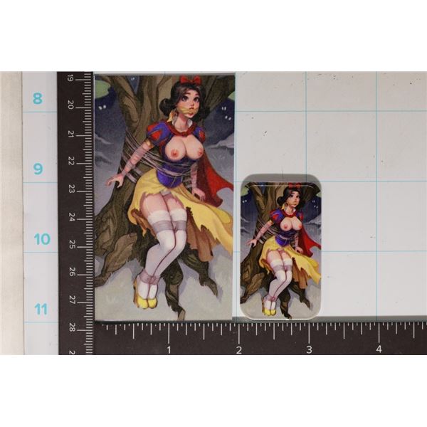 1 TROY OZ .999 FINE SILVER ADULT SNOW WHITE ART