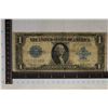 Image 1 : 1923 US LARGE SIZE $1 SILVER CERTIFICATE BLUE SEAL