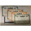 Image 1 : 4 VINTAGE STOCK CERTIFICATES BALTIMORE AND OHIO