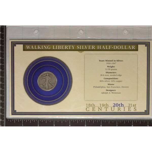 1944 SILVER WALKING LIBERTY HALF DOLLAR ON INFO