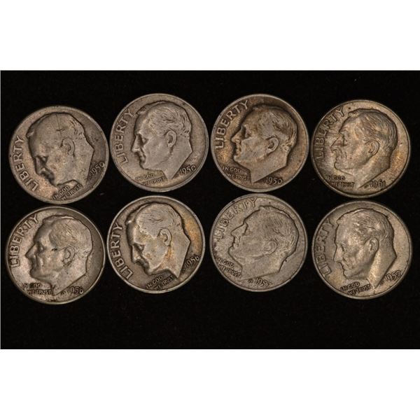1950-P/D/S, 1956-P & D, 1957-P & D & 1961-P SILVER