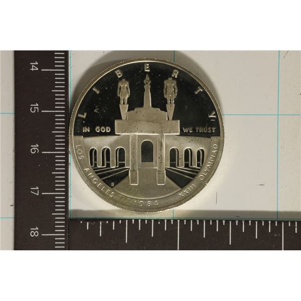 1984-S US PROOF SILVER LOS ANGELES OLYMPIAD $1