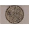 1960 GREECE SILVER 20 DRACHMAI .2013 OZ. ASW
