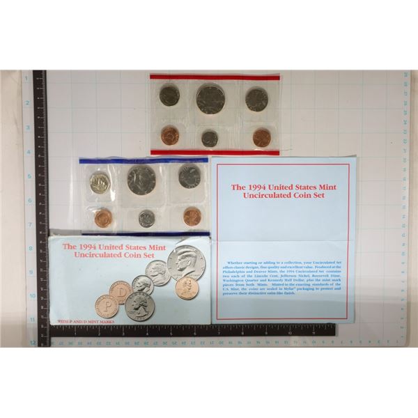 1994 US MINT SET (UNC) P/D (WITH ENVELOPE) AND