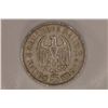 Image 2 : 1936-A GERMAN SILVER 5 MARK .4016 OZ. ASW