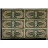 6-CRISP AU B-RASIL 10 CRUZEIRO BILLS: 1 SET OF 3