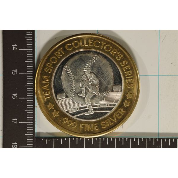 CASINO $10 SILVER TOKEN (UNC) STATION CASINO 1997