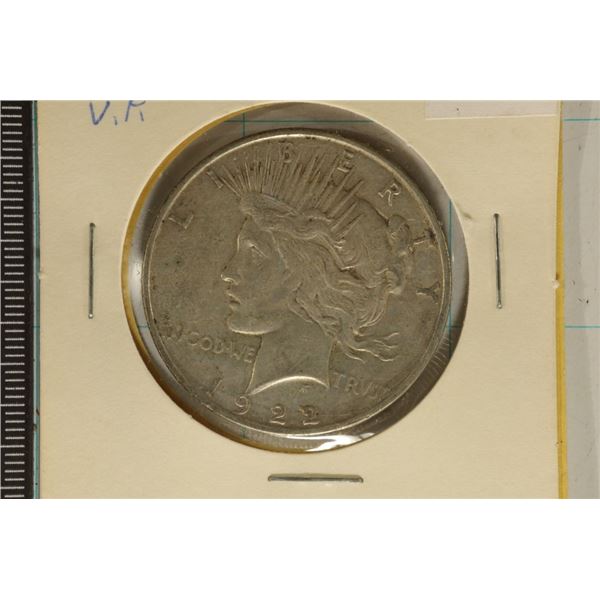 1922-D PEACE SILVER DOLLAR