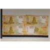 Image 2 : 4-2022-100 RUSSIAN RUBLE BILLS WITH CONSECUTIVE