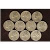 10-1945-S 35% SILVER JEFFERSON WAR NICKELS .563