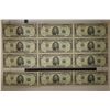 12-CU-1981 US $5 FRNS WITH CONSECUTIVE SERIAL #'S