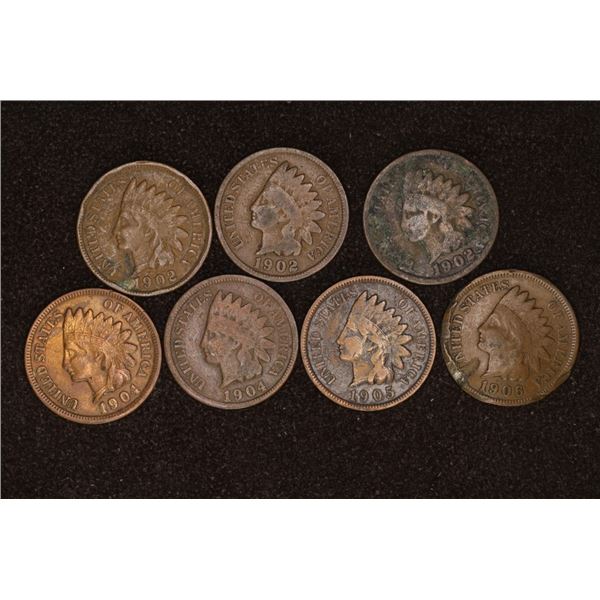 3-1902, 2-1904, 1905 & 1906 INDIAN HEAD CENTS: THE