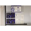 2002 US PROOF SET (WITH BOX) AND WITH CERTIFICATE