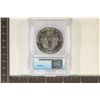 Image 2 : 1993 AMERICAN SILVER EAGLE ICG MS70 1 OZ. SILVER