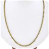 Image 5 : Vintage European 8k Yellow Gold 29.5" Interlocking Rolo Link Chain Necklace