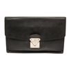 Louis Vuitton Black Taiga Leather Belaia Clutch
