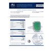 Image 4 : 3.13 ctw Emerald and 0.57 ctw Diamond Platinum Ring