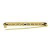 Image 3 : Antique 14k Yellow Gold Bezel Sapphire Seed Pearl Bead Open Work Bar Pin Brooch