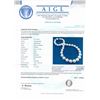Image 4 : 9MM to 11MM Silver South Sea Cultured Pearl with 14K White Gold Clasp (GIA CERTI