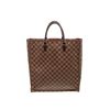 Louis Vuitton Brown Damier Ebene Canvas Sac Plat Tote Bag