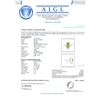 Image 4 : 1.29 ctw Yellow Sapphire and 0.41 ctw Diamond Platinum Ring (GIA CERTIFIED)