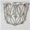 Diamond White Gold Cuff Bracelet