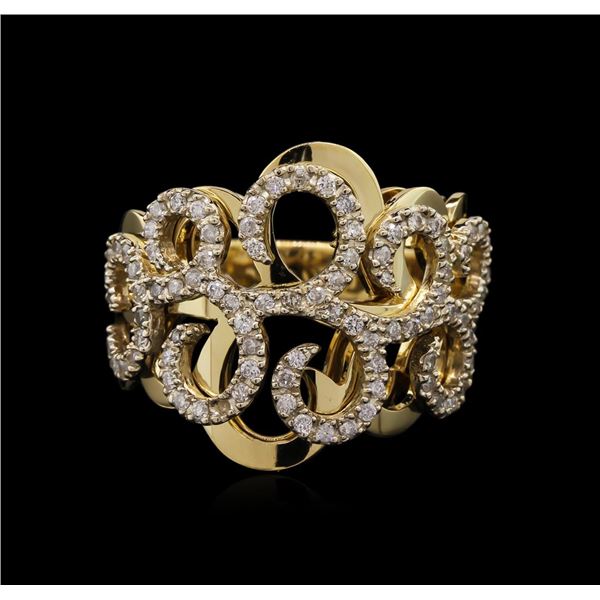 0.60 ctw Diamond Ring - 14KT Yellow Gold