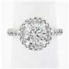 Image 2 : 18k White Gold Tacori GIA Round Diamond 2.51 ctw Engagement Ring Style HT 2522 R