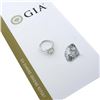 Image 8 : New 14k White Gold 1.59 ctw GIA Round Diamond w/ Halo Classic Engagement Ring