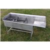 Image 1 : Stainless Steel Triple Sink