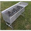 Image 2 : Stainless Steel Triple Sink