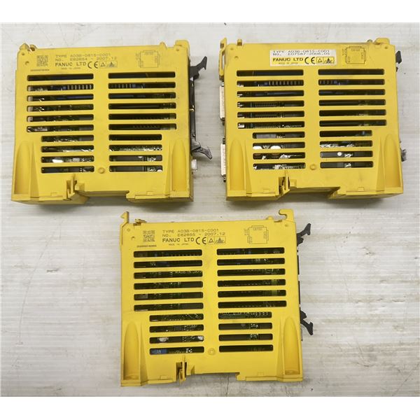 (3) Fanuc #A03B-0815-C001 Modules