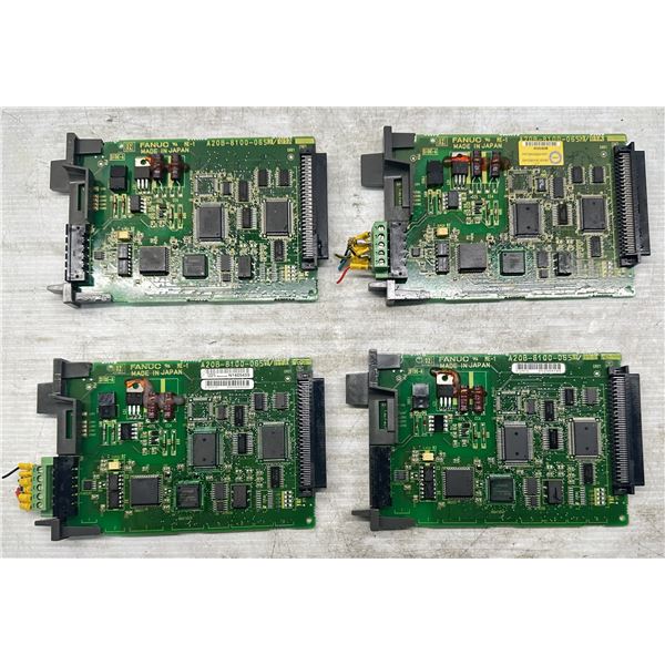 (4) Fanuc #A20B-8100-0650/01A Circuit Boards